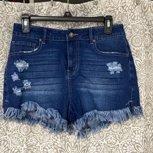 High waist Jean shorts